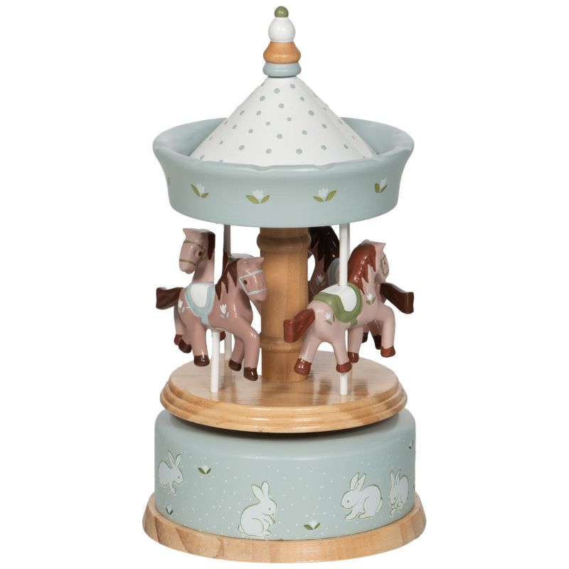 Carrousel musical en bois petits lapins Amadeus Les Petits Produit 1