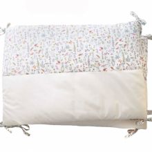 Tour de lit en percale de coton Liberty Alice rose (pour lits 60 x 120 cm)  par Luciole et Cie