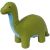 Variation Vert, bleu du produit Hochet Hector le Brachiosaure de la marque Little Big Friends