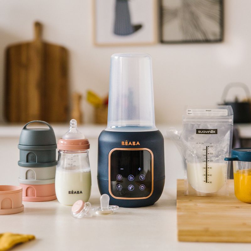 Chauffe-biberon Multi-Milk Night Blue Béaba Ambiance 4