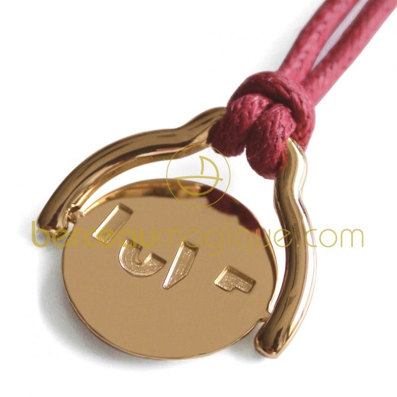 Pendentif Enigma love (Or jaune) Mikado