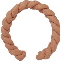 Tresse décorative ouatinée en coton gaufré Cassonade (200 cm) - BB & Co