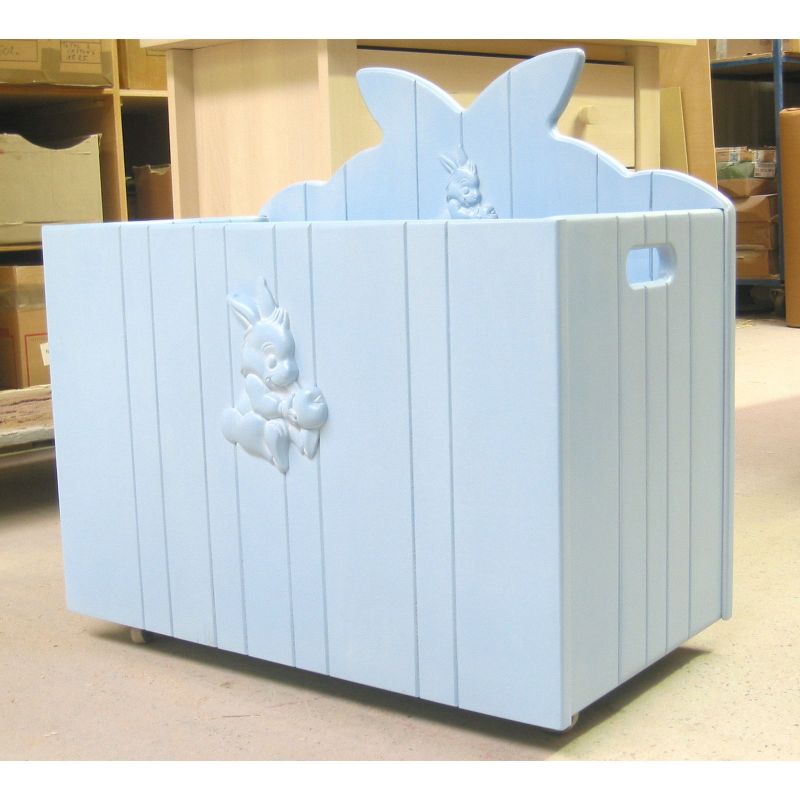 Coffre à jouets Lapin finition laqué blanc Mathy by bols