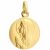 Variation Doré du produit Pendentif médaille Vierge Ave Maria personnalisable (plaqué or) de la marque Petits trésors