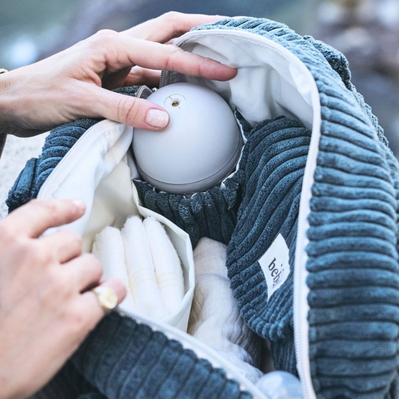 Sac à langer Middle Capsule velours Duck BEBEL Ambiance 7