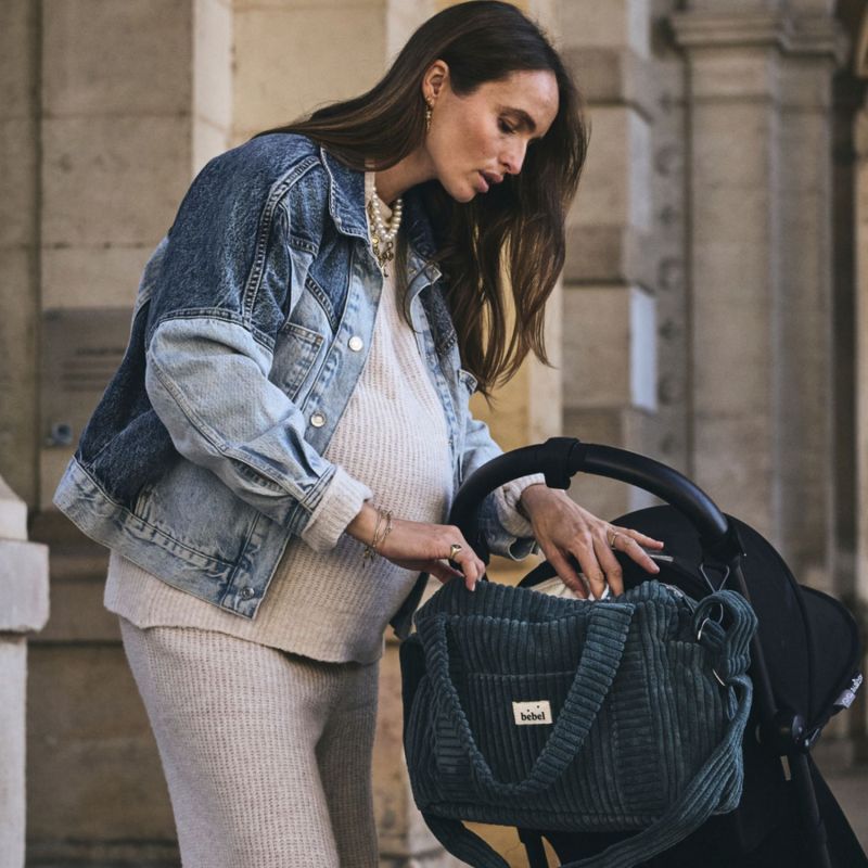 Sac à langer Middle Capsule velours Duck BEBEL Ambiance 9
