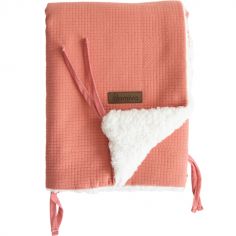 Couverture fluffy terracotta (75 x 100 cm) - Domiva