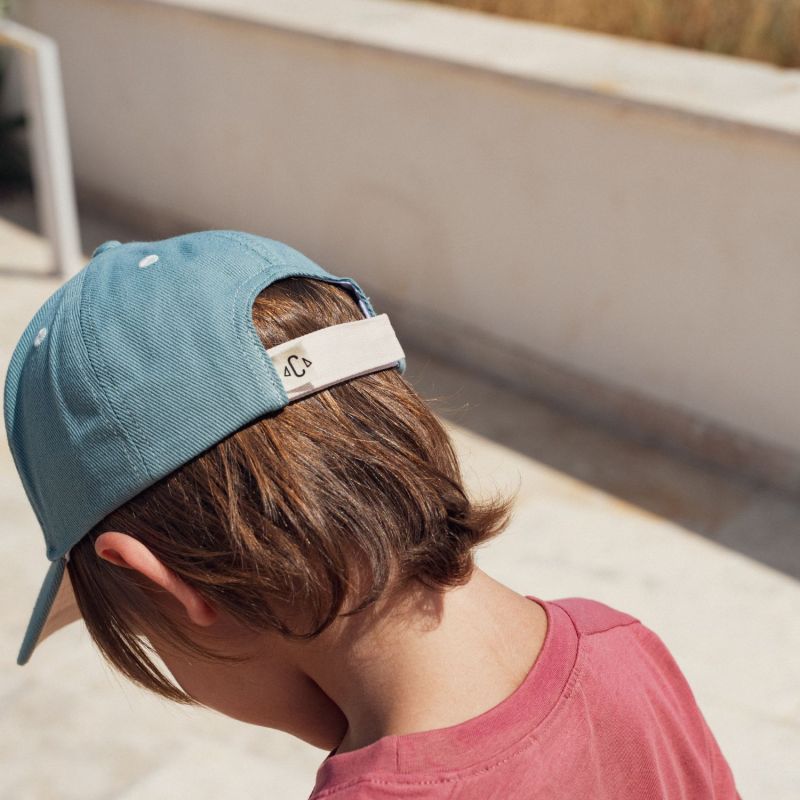 Casquette enfant Old School bleu (3-6 ans) Chamaye Ambiance 9