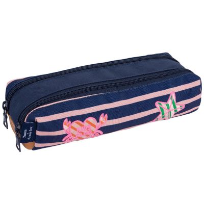 Trousse double compartiment Tann's x Armor Lux Océane Bleu Marine