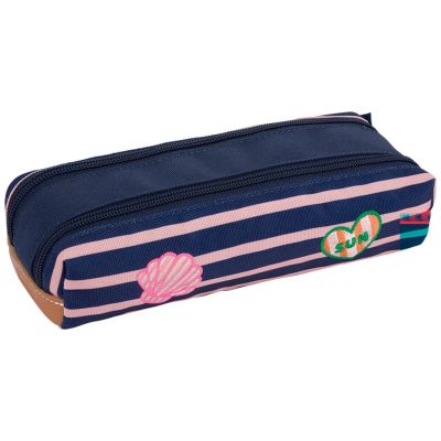 Trousse double compartiment Tann's x Armor Lux Océane Bleu Marine