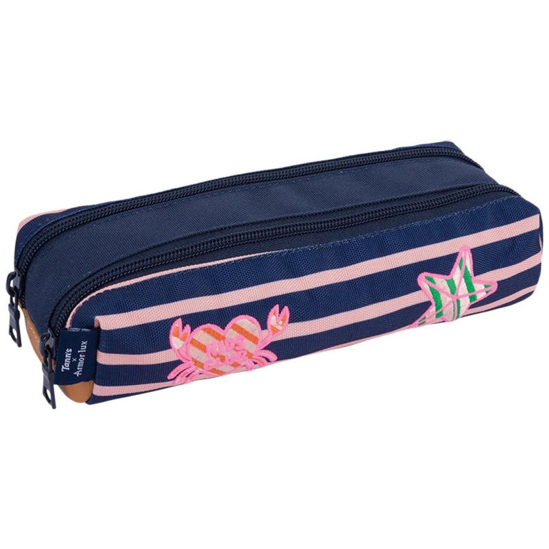 Trousse double Tann's x Armor Lux Océane Bleu Marine Tann's Produit 1