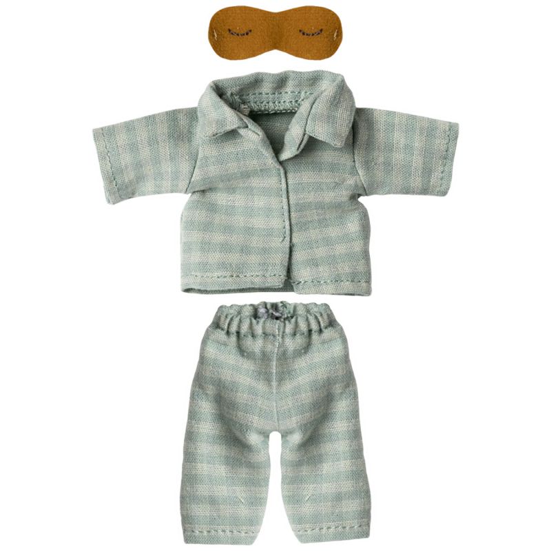 Pyjama Papa souris Menthe sable Maileg Produit 1