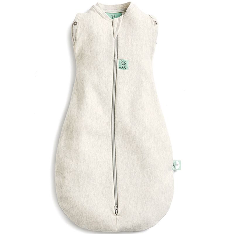 Gigoteuse d'emmaillotage légère ergoCocoon en coton bio et bambou Grey marble TOG 1 (60 cm) ErgoPouch