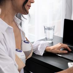 Tire-lait mains libres doubles