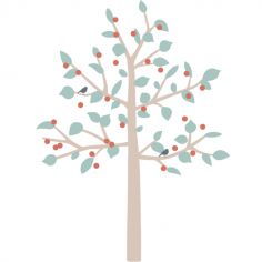 Sticker géant arbre Big Cherry Tree (180 cm)