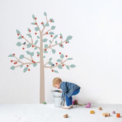 Sticker géant arbre Big Cherry Tree (180 cm)  par Mimi'lou