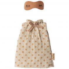 Chemise de nuit Maman souris Gris clair - Maileg