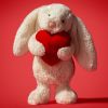 Peluche Lapin love heart Original (31 cm)  par Jellycat