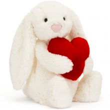 Peluche Lapin love heart Original (31 cm)  par Jellycat