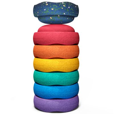 Jeu de motricité Spring Special Mini rainbow classic (7 blocs) Stapelstein