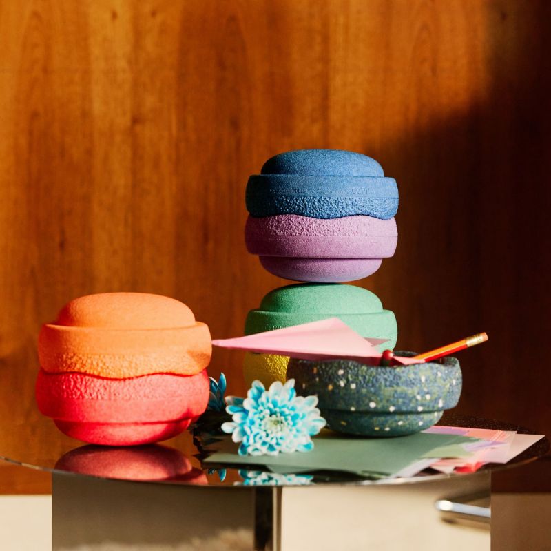 Jeu de motricité Spring Special Mini rainbow classic (7 blocs) Stapelstein Ambiance 4