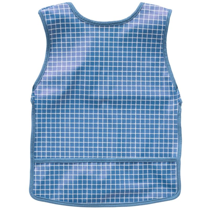 Bavoir intégral imperméable carreaux bleus BB & Co Produit 1