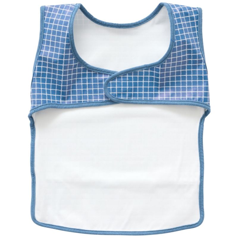 Bavoir intégral imperméable carreaux bleus BB & Co Produit 2