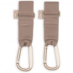 Crochets pour poussette Milky Coffee - Jollein