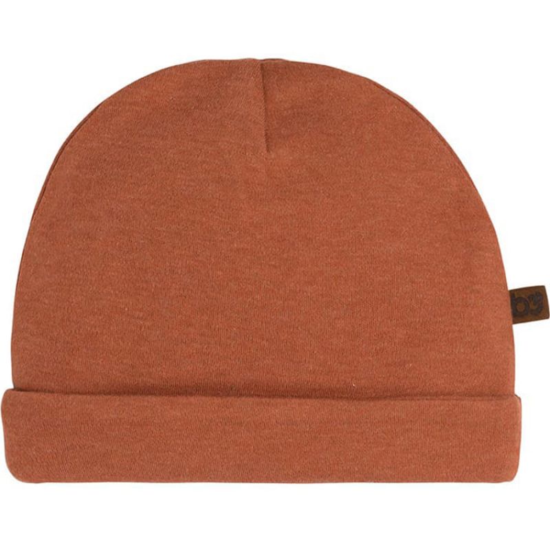 Bonnet en coton bio Melange miel (0-3 mois) Baby's Only