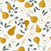 Papier peint poires Pretty Pears (50 cm x 10 m) - Lilipinso
