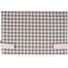 Tapis à langer Together Vichy rose et gris  par Pasito a pasito