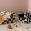 Banc de rangement Carreaux Bleu Kid's Concept Ambiance 4