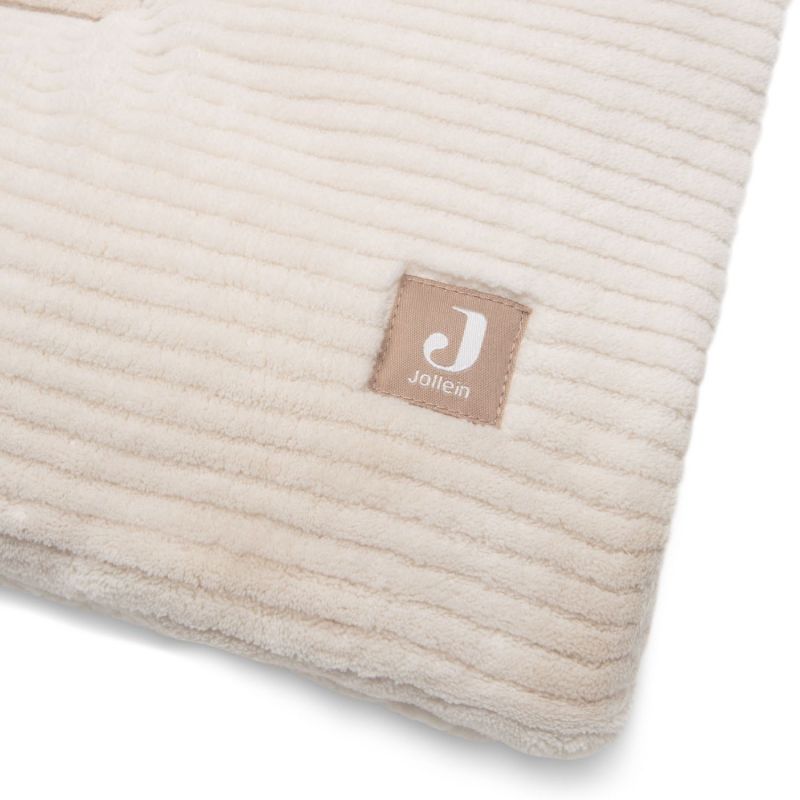 Tapis de jeu Cloudy Rib Oatmeal (100 x 100 cm) Jollein Produit 5