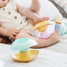 6 Barques Gigognes Turquoise Jaune