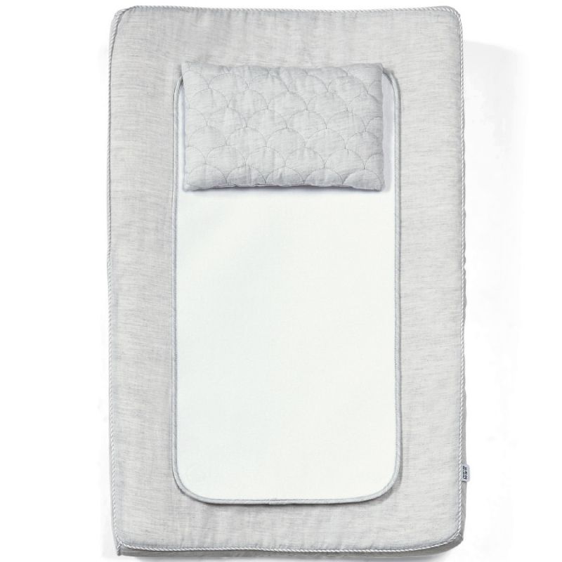 Matelas à langer Welcome to the world gris (69 x 45 cm) Mamas and Papas