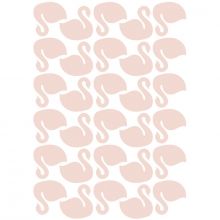 Stickers cygnes pétal (29,7 x 42 cm)  par Lilipinso