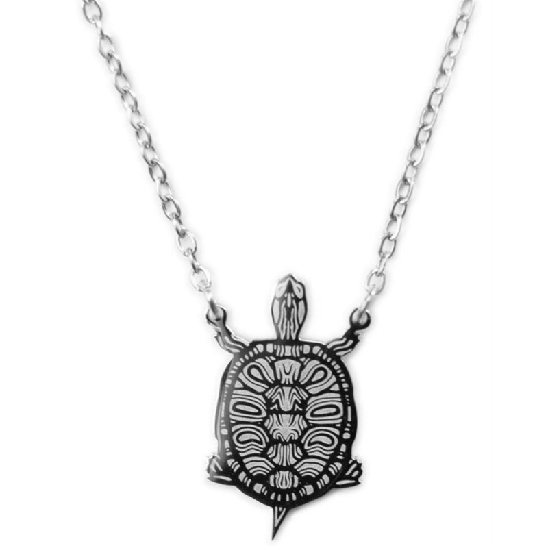 Collier Tortue Argent Mava Produit 1