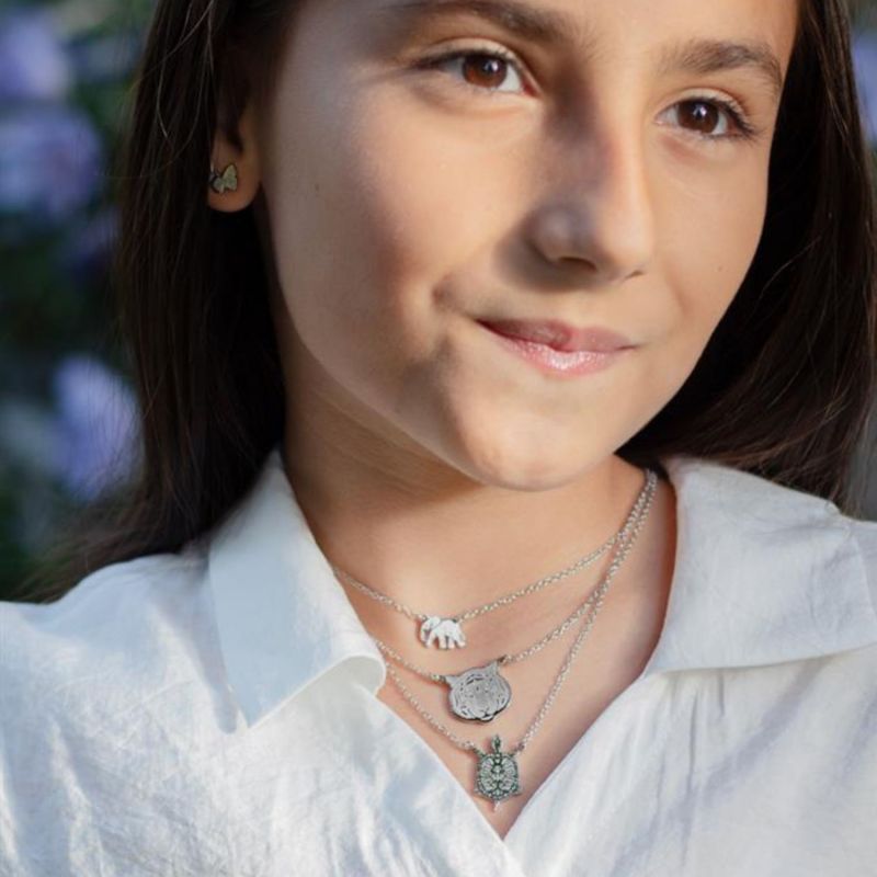 Collier Tortue Argent Mava Ambiance 2