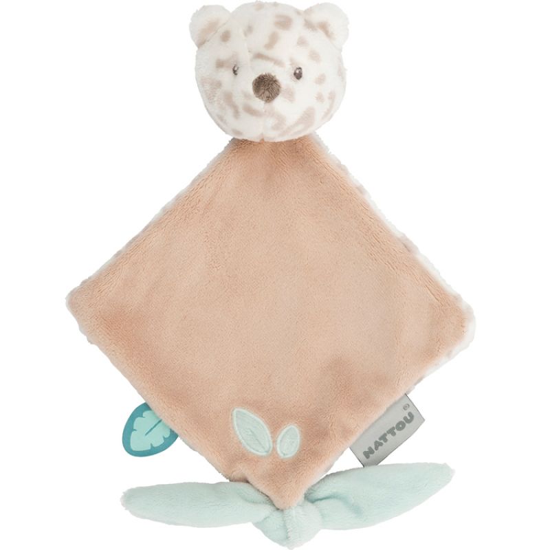 Mini-doudou Jungo léopard  des neiges Boris & Jungo (25cm) Nattou