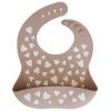 Bavoir en silicone Fall In Love taupe rose Zakuw Produit 1