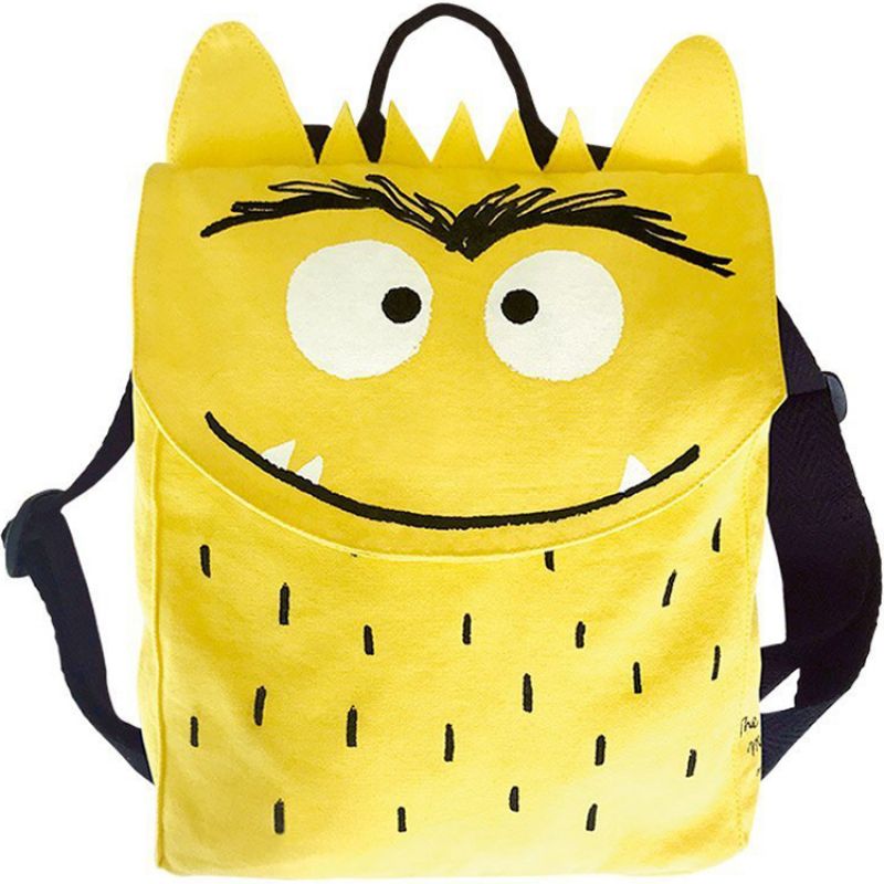 Sac à dos enfant Monstre joyeux jaune The Colour Monster & Co