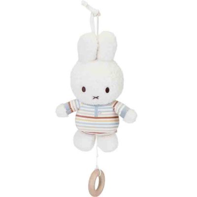Peluche musicale lapin Miffy Vintage Sunny Stripes
