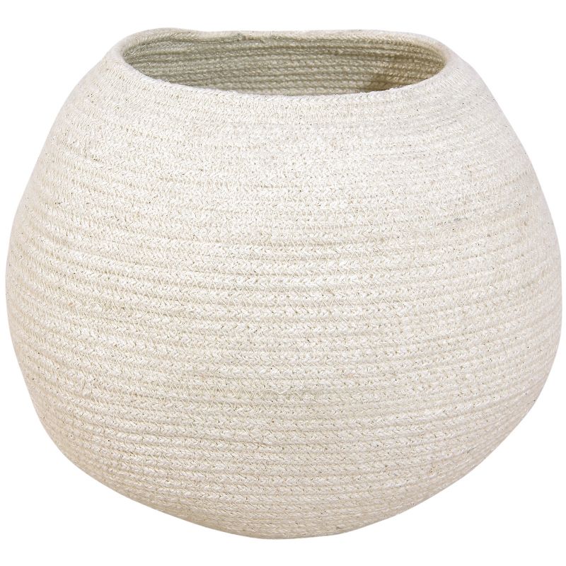 Panier de rangement en coton boule Tribute to Cotton ivoire (27 x 30 x 30 cm) Lorena Canals
