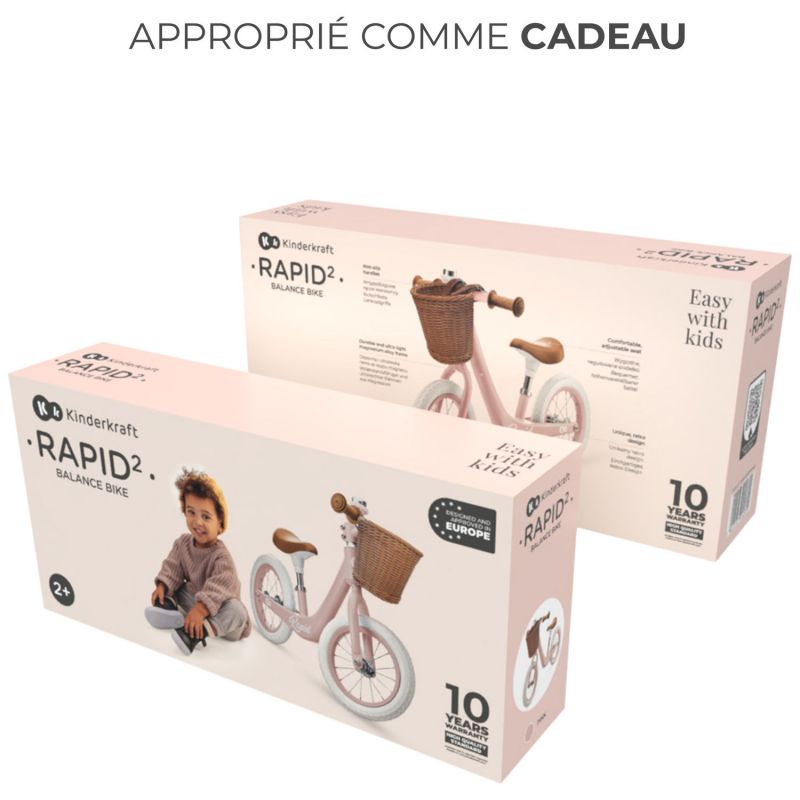 Draisienne Rapid 2 Pink Kinderkraft Packaging 6