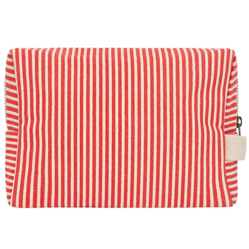 Trousse de toilette Leon Rayures Fines Rouge Hindbag Produit 3