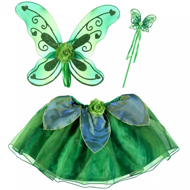 Set de déguisement fée papillon vert Travis Designs