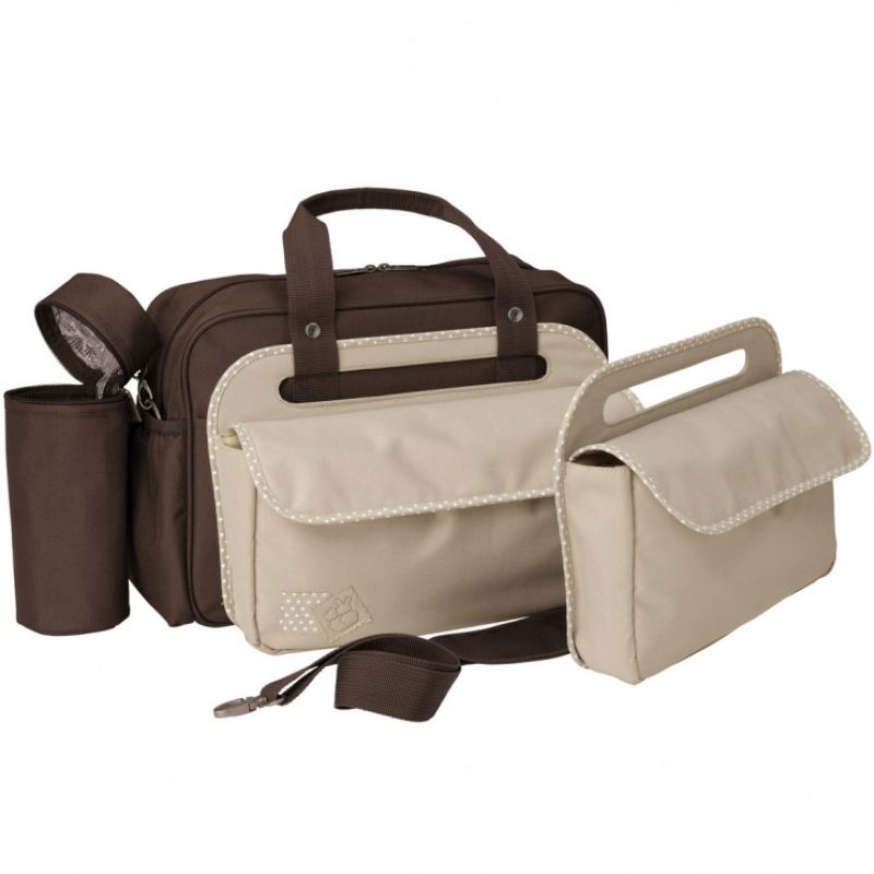 Sac à langer 3 en 1 choco - beige Candide