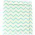 Couverture bébé Copenhagen Zigzag vert (70 x 80 cm) - Nobodinoz Couverture bébé Copenhagen Zigzag vert (70 x 80 cm) - Nobodinoz