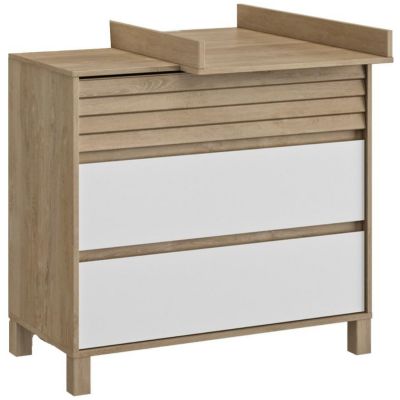 Commode à langer 3 tiroirs avec plan à langer Achille Galipette