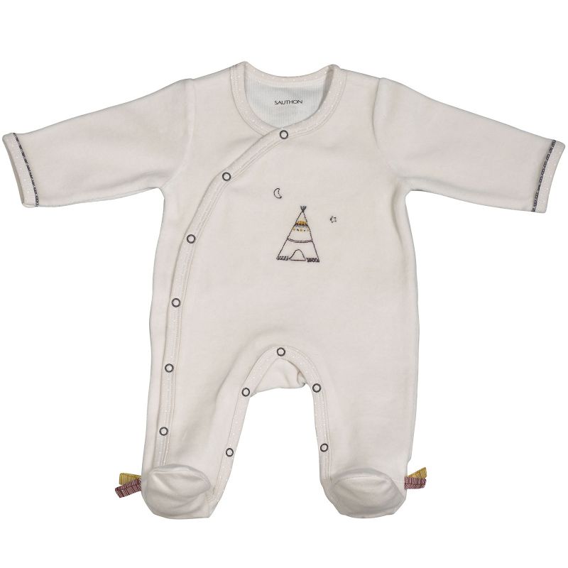 Pyjama chaud Timouki beige (1 mois) Sauthon